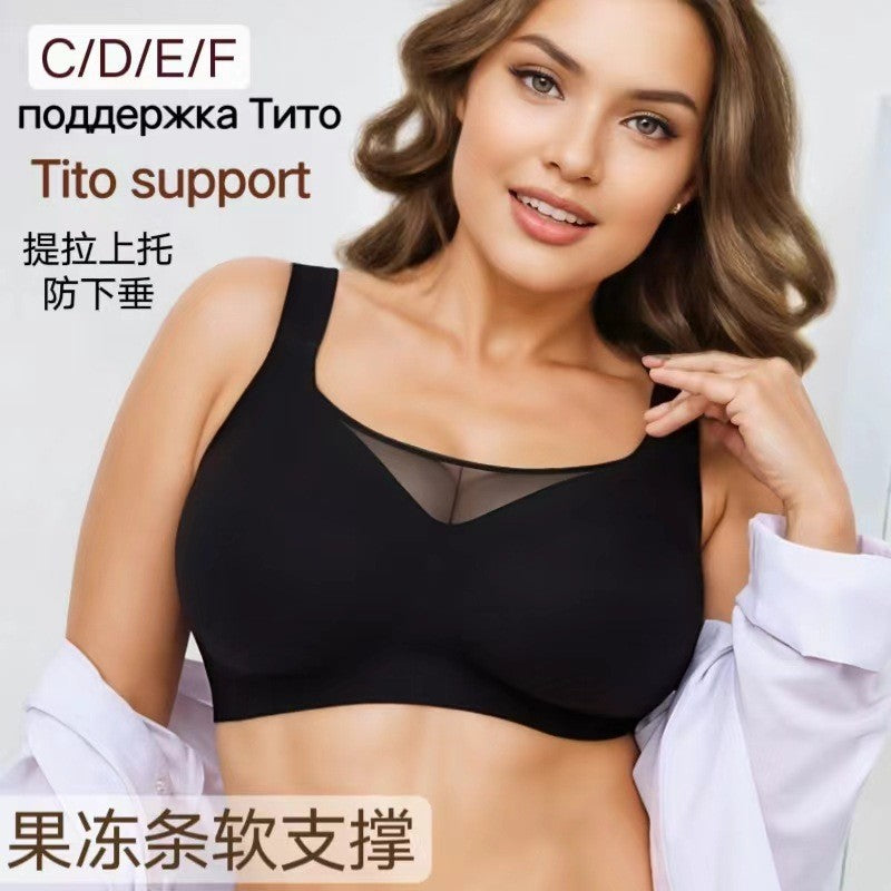 欧美跨境ozon外贸大码内衣女防走光加大码罩杯CDFE杯软支撑文胸罩