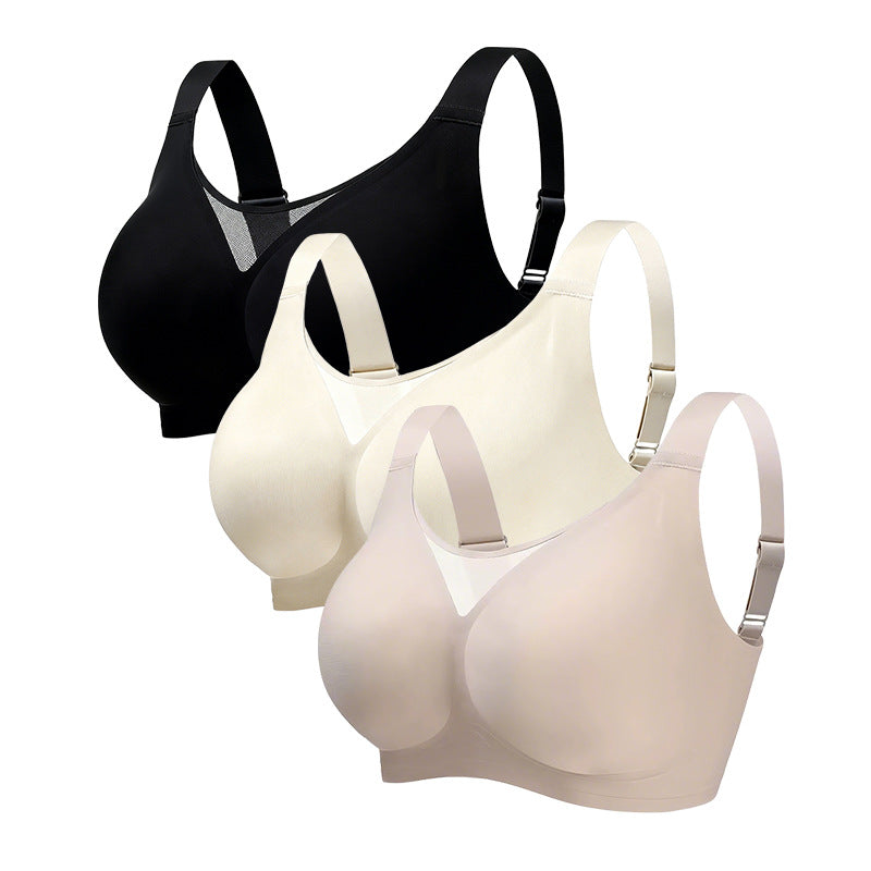 黑色+奶米杏+肤色【3件装】高品质